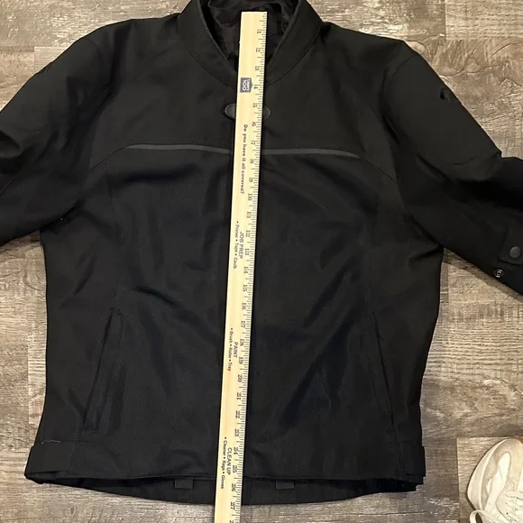 Men's Reax Alta Black Performance Moto Jacket Size XL